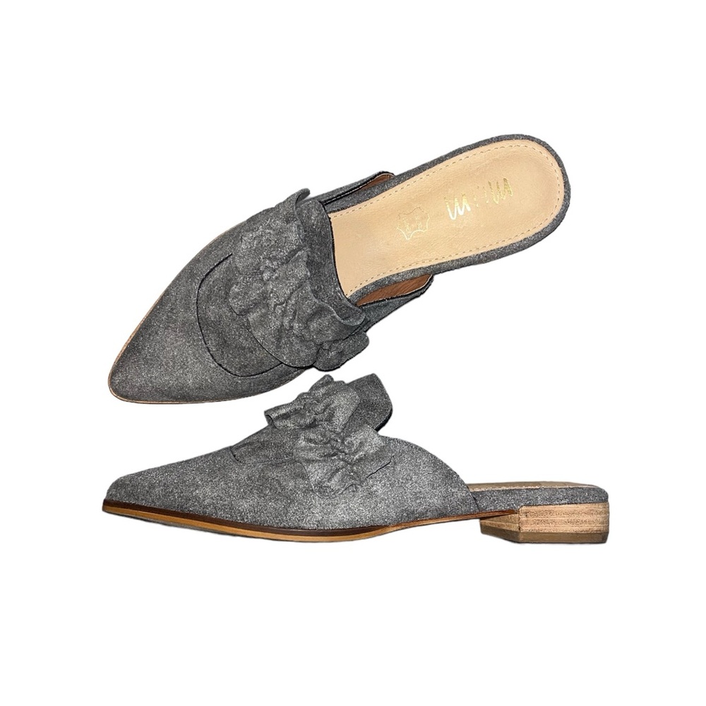 Mi.iM Gray Rebecca Mules Like New - Size 9